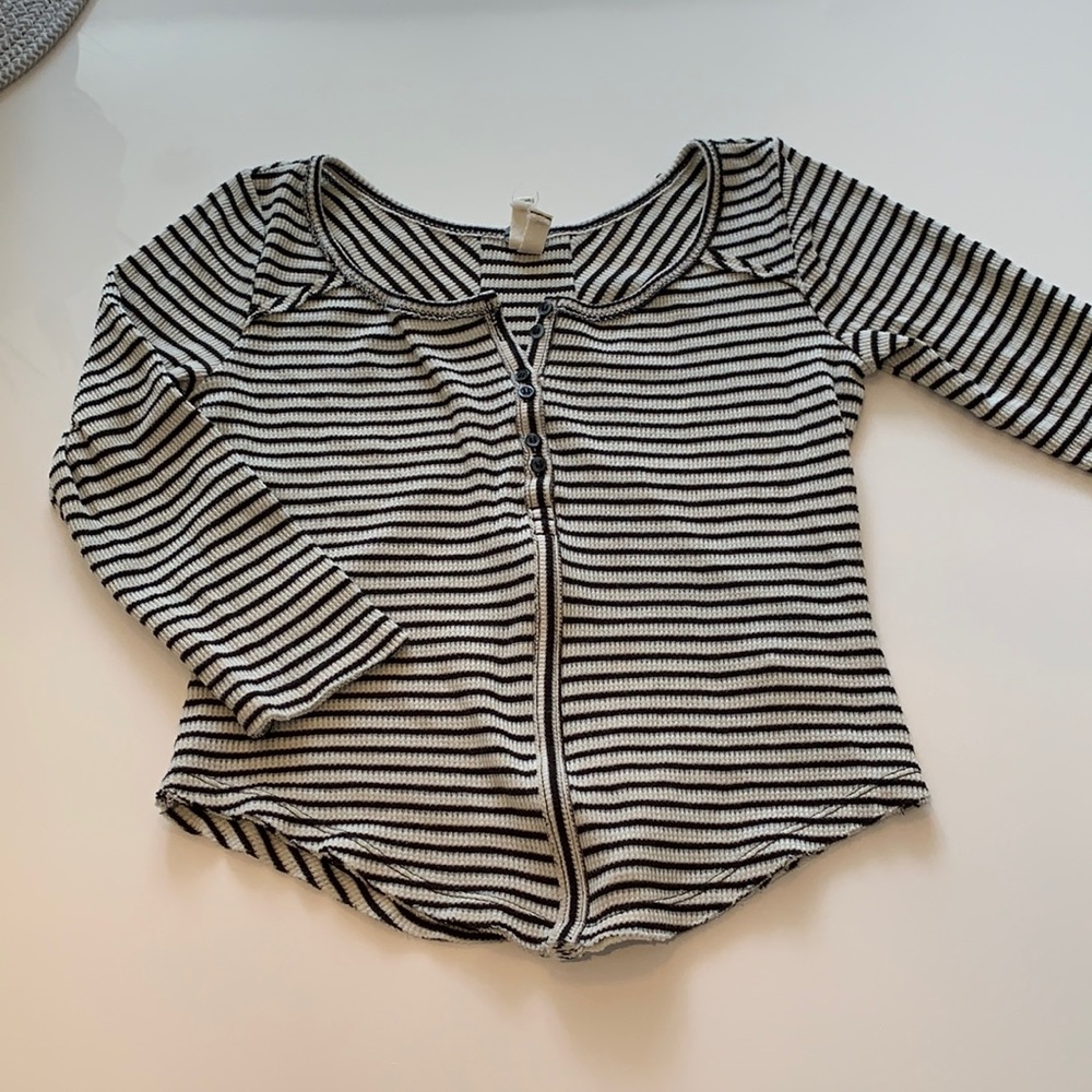 3/4 Sleeve Cropped Free People Sweater